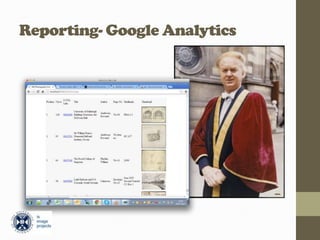 Reporting- Google Analytics
 