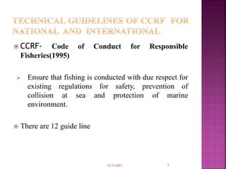 Reponsible fishing practiceses precautinonary management fisheries co ...