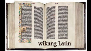wikang Latin
 