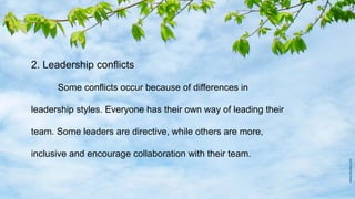 Effective Conflict resolution and teamwork skills | PPTX