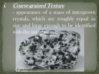 slow cooling results in the formation of large crystals.