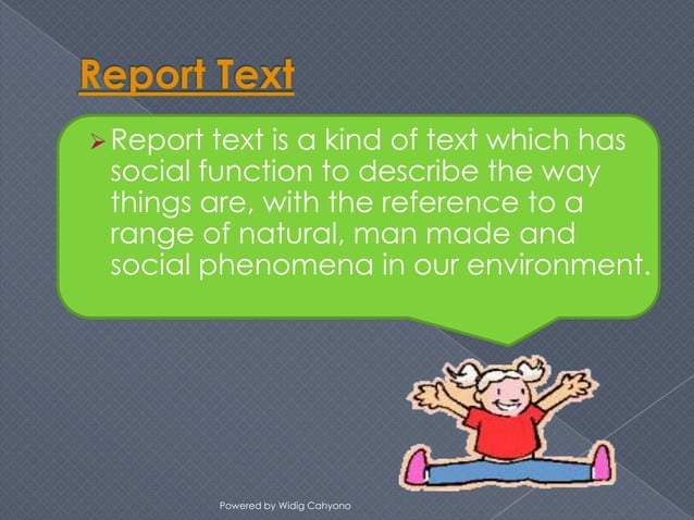 Report Text | PPT
