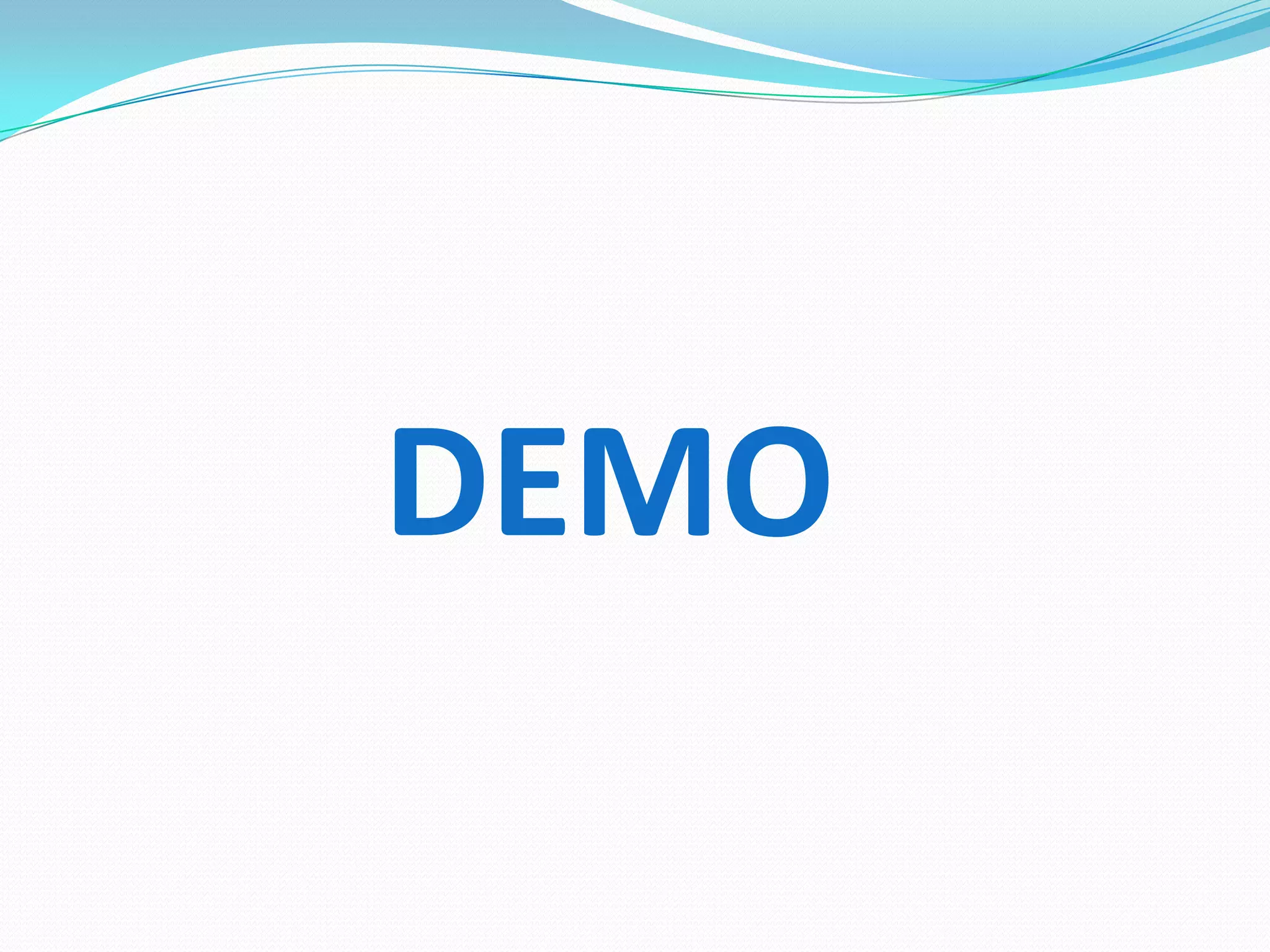 DEMO
 