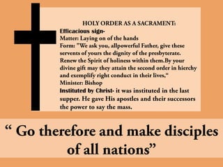 Efficacious sign-

Instituted by Christ-

 