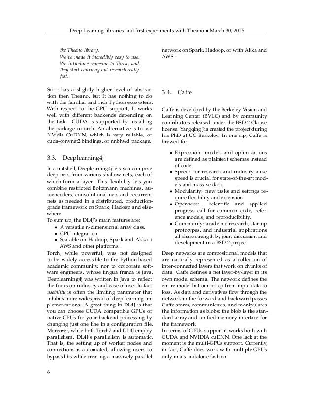 theano deep learning