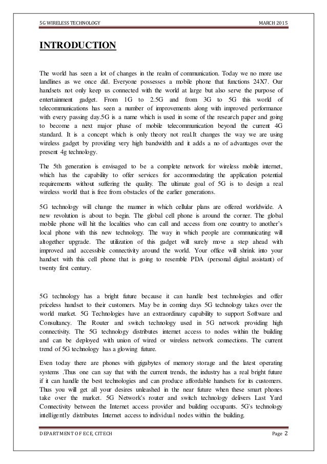 Pythagorean Theorem Essay G Wireless Technology Report G Wireless Technology Multi Paragraph Essay also Crime Essays Essay On Wireless Technology Essay On Nonverbal Communication In The Essay Best Friend
