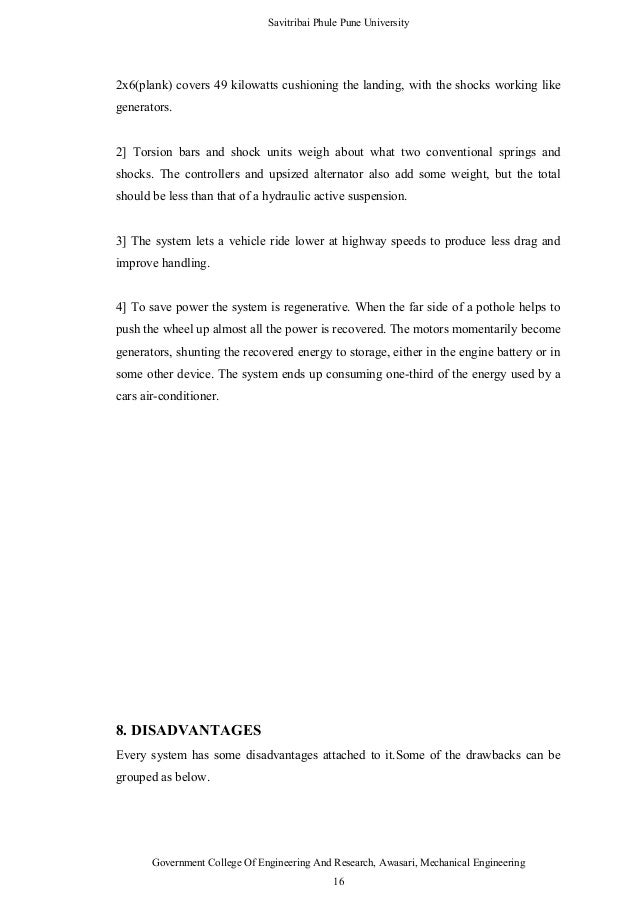 😎 suspension full project report. Bose