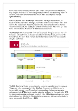 A SEMINAR REPORT ON CAN BUS PROTOCOL | PDF