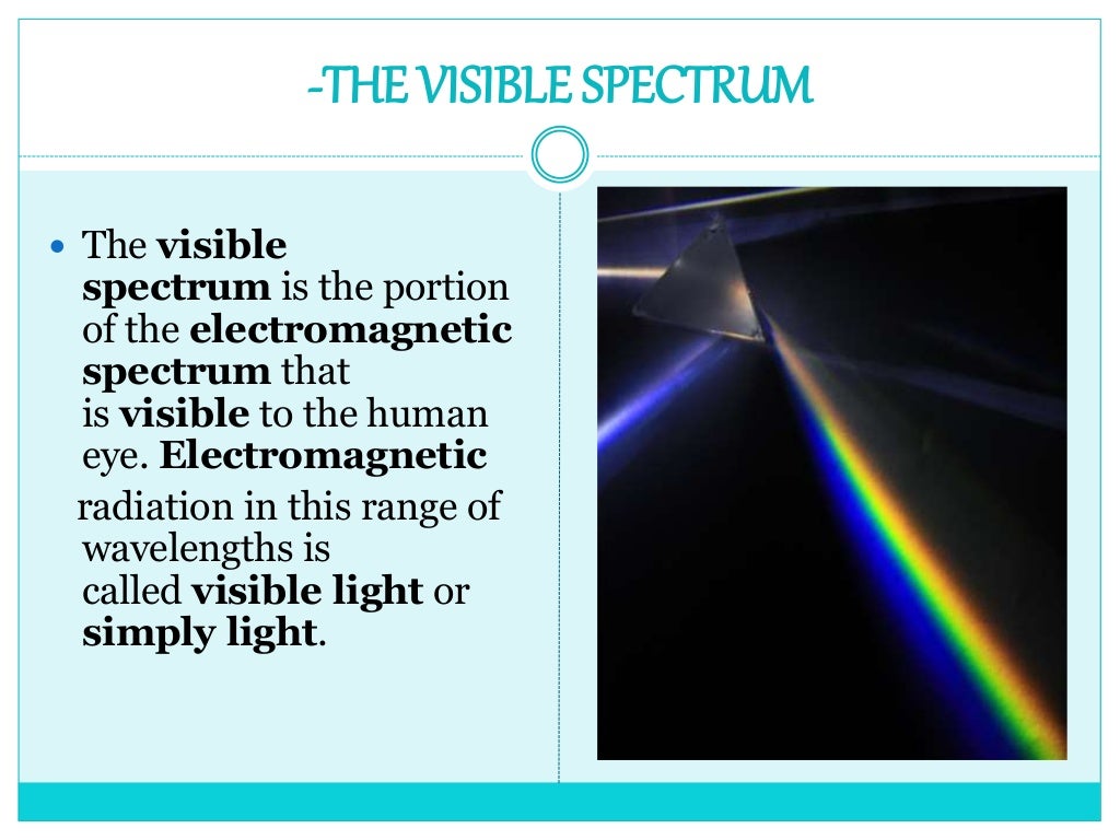 Characteristic Of light and Visible Spectrum