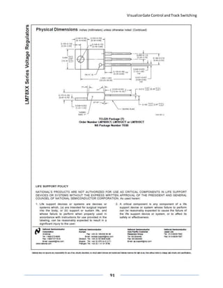 VisualizeGate Control andTrack Switching
91
 