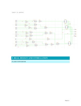 PAGE 15
Logic to gates:
5. REAL DESIGN AND STIMULATION
FLASH CONVERTER
 