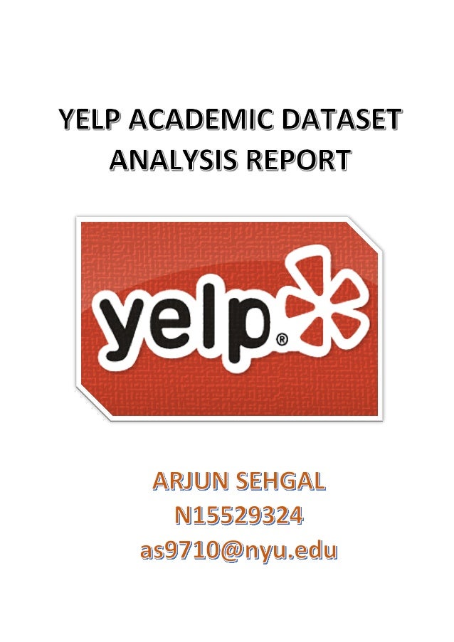 yelp datast analysis