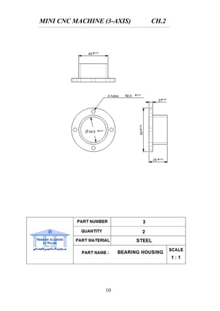 MINI CNC MACHINE (3-AXIS) CH.2
10
 