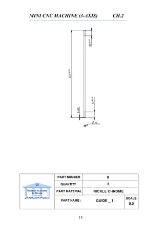 MINI CNC MACHINE (3-AXIS) CH.2
15
 