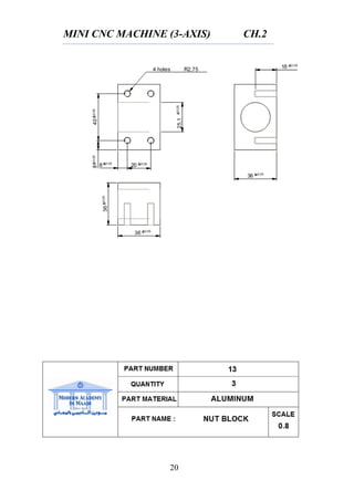 MINI CNC MACHINE (3-AXIS) CH.2
20
 