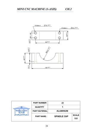 MINI CNC MACHINE (3-AXIS) CH.2
28
 