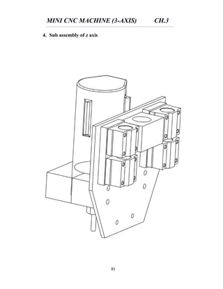 MINI CNC MACHINE (3-AXIS) CH.3
81
4. Sub assembly of z axis
 