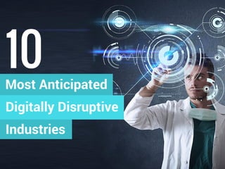 Most Anticipated
10
Digitally Disruptive
Industries
 