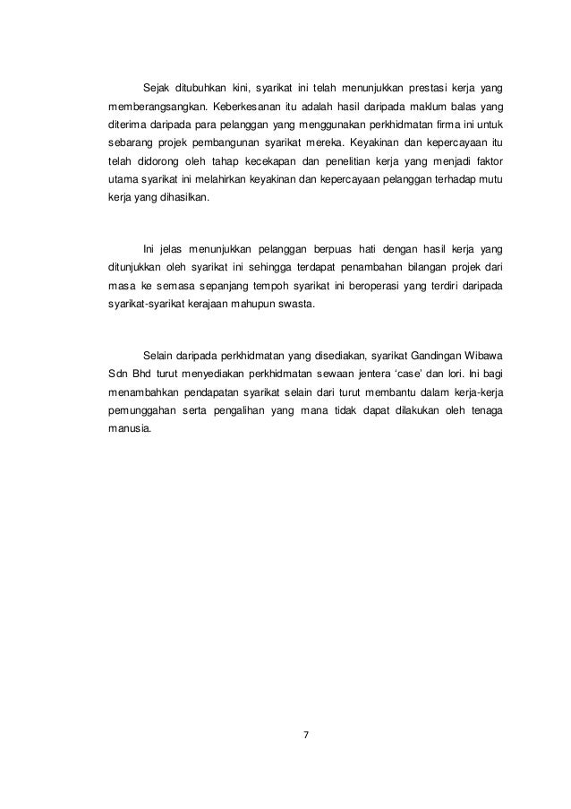 Contoh Report Latihan Industri 2016 Politeknik Dat