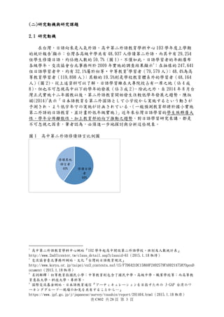 研究計畫 年齡因素對日語學習之影響 探討台灣小學生 國中生 高中生的日語教與學
