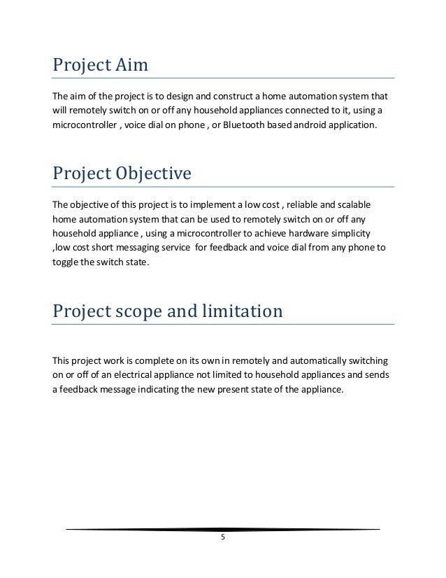 home automation using arduino and bluetooth project report ppt
