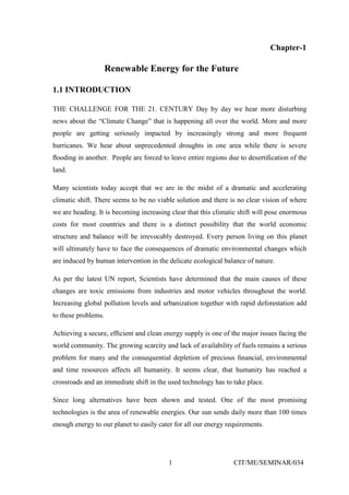 Renewable Energy for the Future | PDF