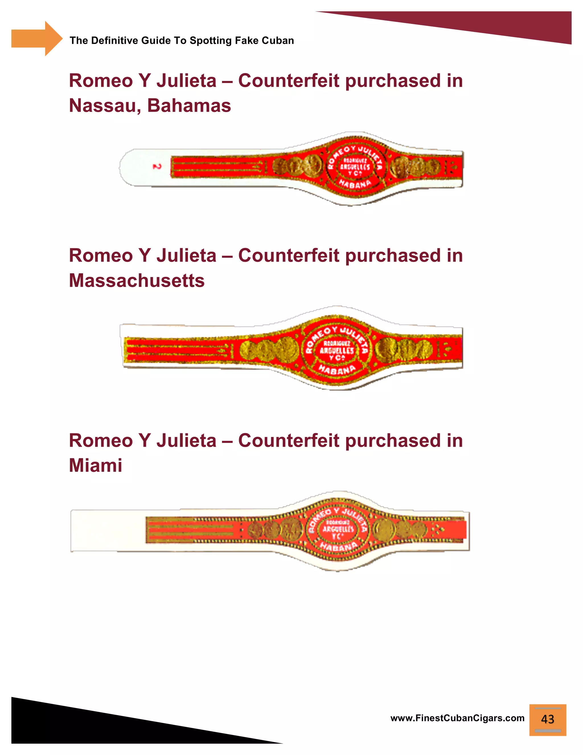 The Definitive Guide to Spot Fake Cuban Cigars by Finest Cuban Cigars | PDF, image size:2048x2650