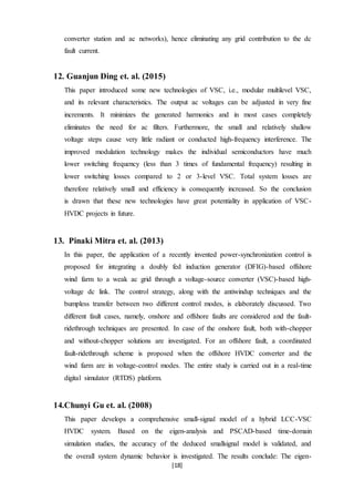 Small Vsc seminar report on vsc-hvdc poornima college of engineering | DOCX