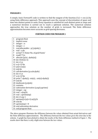 FINITE DIFFERENCE MODELLING FOR HEAT TRANSFER PROBLEMS | PDF