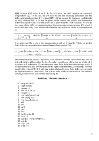 FINITE DIFFERENCE MODELLING FOR HEAT TRANSFER PROBLEMS | PDF