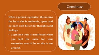 Genuity Definition Professional and practitioners in counselling | PPTX