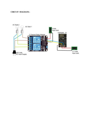 CIRCUIT DIAGRAM:-
 