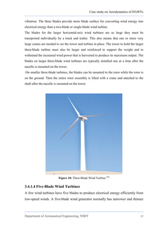 Aerodynamics of Horizontal Axis Wind Turbine | PDF