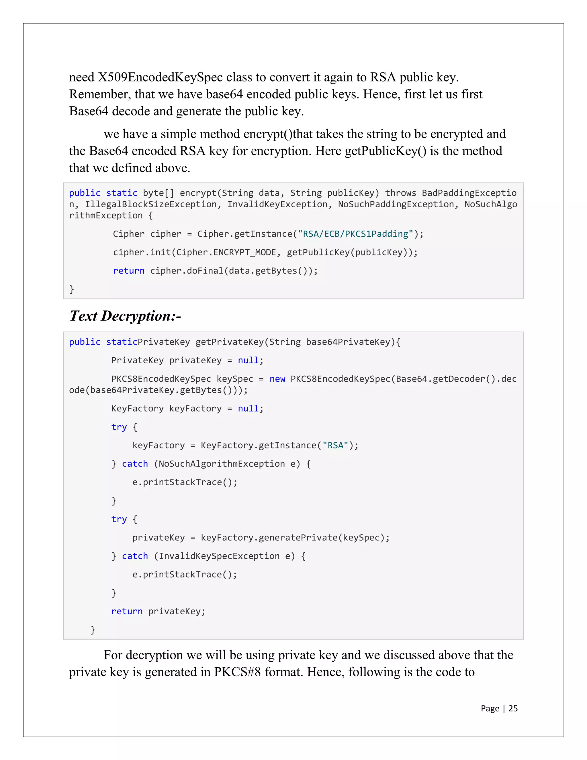 Image and text Encryption using RSA algorithm in java | PDF | Computer ...