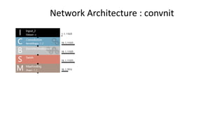 Network Architecture : convnit
 
