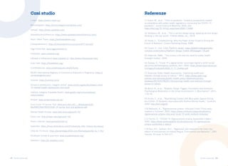 49 50
Torino come stai Torino come stai
[1] Sobol, M., et al., “Time of pandemic: Temporal perspectives related
to compliance with public health regulations concerning the COVID-19
pandemic”, Social Science & Medicine, 2020, 265.
https://doi.org/10.1016/j.socscimed.2020.113408
[2] Stickdorn, M., et al., “This is service design doing: applying service design
thinking in the real world”, O’Reilly Media, Inc., 2018.
[3] Howe, J., “Crowdsourcing: Why the Power of the Crowd Is Driving the
Future of Business”, Crown Publishing Group, 2008.
[4] Cicero, S., Inno Tribe, Platform design: https://platformdesigntoolkit.
com/wp-content/docs/Platform-Design-Toolkit-Whitepaper-ITA.pdf
[5] Hilderink, HBM., “The corona crisis and the need for public health
foresight studies”, 2020.
[6] Zuddas, P., “Covid-19 e digital divide: tecnologie digitali e diritti sociali
alla prova dell’emergenza sanitaria, AIC”, 2020. https://www.osservatorioaic.
it/images/rivista/pdf/2020_3_17_Zuddas.pdf
[7] American Public Health Association, “Improving health and
wellness through access to nature.”, 2013. https://www.apha.org/
policies-and-advocacy/public-health-policy-statements/policy-
database/2014/07/08/09/18/improving-health-and-wellness-through-
access-to-nature
[8] Berto, R., et al., “Biophilic Design Triggers Fascination and Enhances
Psychological Restoration in the Urban Environment. J. Biourbanism”, 2016,
1,26-35.
[9] Pouso, S., et al., “Maintaining Contact with Blue-green Spaces During
the COVID-19 Pandemic Associated with Positive Mental Health.” SocArXiv,
2020. http://osf.io/gpt3r
[10] Ballocchi, A., “Rigenerazione urbana: città post Covid-19 più verdi,
resilienti e inclusive”, 2020. https://www.infobuild.it/approfondimenti/
rigenerazione-urbana-citta-post-covid-19-verdi-resilienti-inclusive/
[11] Ferrini, F., “COVID-19, Rigenerazione Urbana Sostenibile e Alberi,”
2020. https://www.landscapefirst.it/rubriche/covid-19-rigenerazione-
urbana-sostenibile-e-alberi/
[12] Kuo, F.E., Sullivan, W.C., “Aggression and violence in the inner city:
effects of environment via mental fatigue. Environment and Behavior.”, 2001
Volume: 33 issue: 4, 543-571.
I-react: https://www.i-react.eu/
Micromappers: https://micromappers.wordpress.com/
Ushaidi: https://www.ushahidi.com/
Spreadstoriesnotthevirus: https://www.spreadstoriesnotthevirus.com/
Wish I Were There: https://wishiwerethere.xyz/
Citiesandmemory: https://citiesandmemory.com/covid19-sounds/
Oggi Come Stai: www.oggicomestai.it/
ComeStai: www.comestai.org/
Influweb e Influenzanet www.influweb.it/, http://www.influenzanet.info/
How i feel: https://howwefeel.org/
Covidmeasures: www.covidmeasures.info/#/home
IRCEP, International Registry of Coronavirus Exposure in Pregnancy: https://
survey.pregistry.com/
Unmind: https://unmind.com/
Giovani e adolescenti, indagine Unicef: www.unicef.org/lac/en/impact-covid-
19-mental-health-adolescents-and-youth
Infanzia, indagine Ospedale Gaslini: www.gaslini.org/comunicazione/
ciaocomestai/
Protect: www.protectstudy.org.uk/
Euro Covid-19-Survey Tool: www.euro.who.int/__data/assets/pdf_
file/0007/436705/COVID-19-survey-tool-and-guidance.pdf
Mental Health Europe: www.mhe-sme.org/covid-19/
Cities-rise: http://cities-rise.org/covid-19/
Pane e internet: www.paneeinternet.it/
Superilles: https://nova.ilsole24ore.com/frontiere/la-citta-rinasce-dal-basso/
Città dei 15 minuti: https://annehidalgo2020.com/thematique/ville-du-1-4h/
Portierato sociale di quartiere: www.luludansmarue.org/
Nextdoor: https://it.nextdoor.com/
Referenze
Casi studio
 