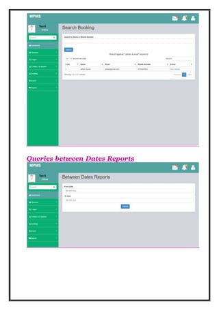 Queries between Dates Reports
 