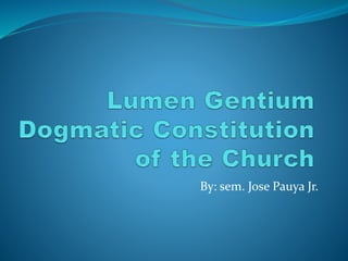 PDF) Marriage in Gaudium et Spes and Lumen Gentium