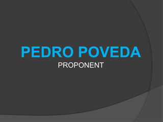 PEDRO POVEDA
 Pedro Poveda, founder
of the Teresian
Association, was born
in Linares Spain on
December 3, 1874.
After he ...