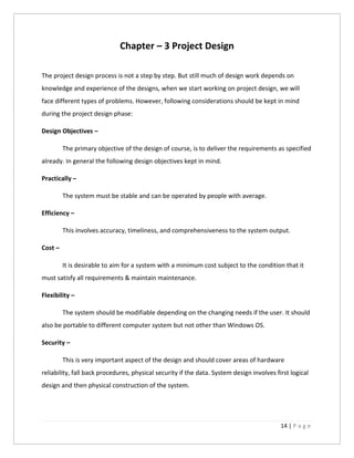 Bca Final Year VB Practical File | DOCX