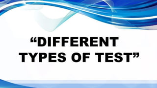 Comprehensive Overview of Different Types of Educational Tests and ...