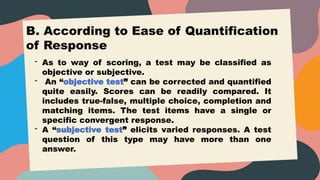 Comprehensive Overview of Different Types of Educational Tests and ...