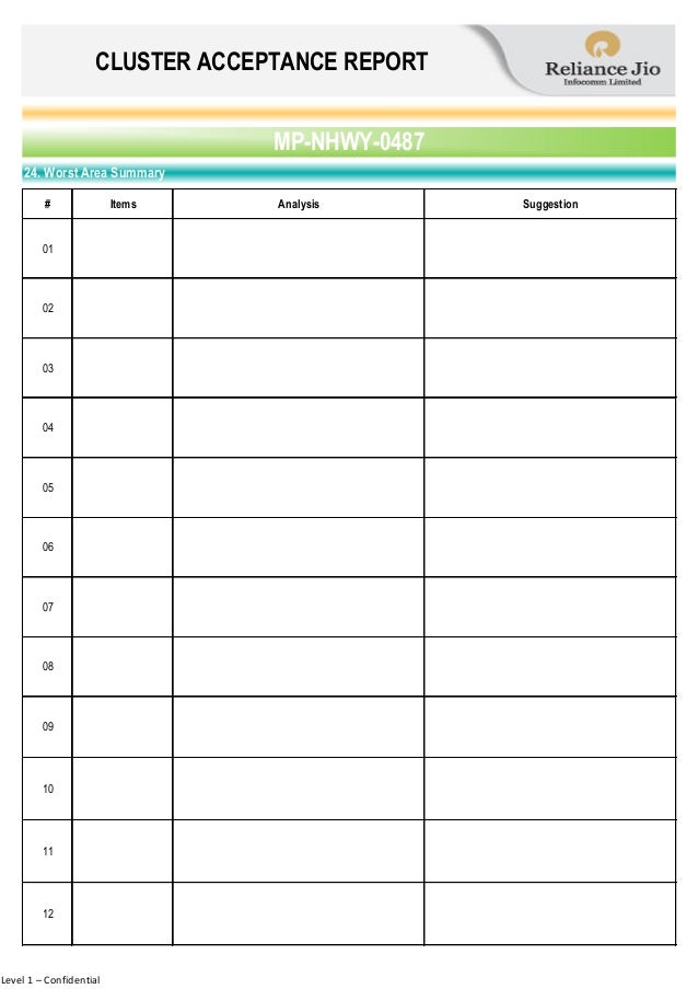 Cluster DT sample report Cluster DT sample report