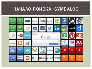 НАЧАЛО ПОИСКА: SYMBALOO

7

 