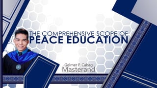 Gelmer P. Cabag
Masterand
 