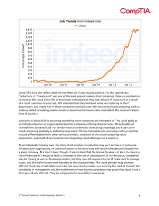 !




                                                                                                               !
!
C(19,<D]5!02&2!2.5(!3$:.$%&5!&-2&!&-$!)$&!$::$%&!()!<,!I(85!12>!8$!9(5'&';$=!^(3!&-$!5$%()0!>$23?!
a3$0/%&'()5!')!<,!-$20%(/)&b!725!()$!(:!&-$!.$25&!9(9/.23!3$25()5!&-2&!%(192)'$5!%-(5$!25!2!1(&';2&'()!
&(!1(;$!&(!&-$!%.(/0=![).>!+A`!(:!8/5')$55$5!')0'%2&$0!&-2&!&-$>!-20!3$0/%$0!<,!-$20%(/)&!25!2!3$5/.&!
(:!2!%.(/0!&32)5'&'()=!<)!%()&325&?!L+`!')0'%2&$0!&-2&!&-$>!-20!0()$!5(1$!3$5&3/%&/3')6!(:!&-$!<,!
0$923&1$)&?!2)0!)$23.>!-2.:!(:!&-(5$!%(192)'$5!-20!8/'.&!)$7!3(.$5!3$.2&$0!&(!%.(/0!%(19/&')6?!5/%-!25!
7(34$35!54'..$0!')!8/'.0')6!93';2&$!%.(/05!(3!0$923&1$)&2.!.'2'5()5!7-(!/)0$35&2)0!&-$!)$$05!(:!;23'(/5!
.')$5!(:!8/5')$55=!
!
g2.'02&'()!(:!%.(/0!54'..5!'5!8$%(1')6!5(1$&-')6!1(3$!%(192)'$5!23$!')&$3$5&$0!')=!,-'5!%(/.0!299.>!2&!
2)!')0';'0/2.!.$;$.!(3!2)!(362)'N2&'()2.!.$;$.!:(3!%(192)'$5!(::$3')6!%.(/0!5$3;'%$5=!,-3$$!:(/3&-5!(:!
%-2))$.!:'315!5/3;$>$0!52'0!&-2&!;$)0(3M)$/&32.!%3$0$)&'2.5!5-(7%25')6!4)(7.$06$!2)0!$E9$3&'5$!')!
%.(/0!%(19/&')6!93(828.>!(3!0$:')'&$.>!-2;$!1$3'&=!,-$!&(9!1(&';2&'()5!:(3!93(%/3')6!5/%-!2!%3$0$)&'2.!
')%./0$!0'::$3$)&'2&'()!:3(1!(&-$3!5$3;'%$!93(;'0$35?!;2.'02&'()!(:!&-$!%.(/0!%(19/&')6!;2./$!
93(9(5'&'()?!2)0!93((:!(:!8$5&!932%&'%$5!:(3!')&$632&')6!%.(/0!(::$3')65!')&(!2!8/5')$55=!
!
D&!2)!')0';'0/2.!%(192)>!.$;$.?!&-$!5&(3>!(:!I(8!%3$2&'()!(3!3$0/%&'()!12>!;23>=!D!%-('%$!&(!(/&5(/3%$!
'):325&3/%&/3$?!299.'%2&'()5?!(3!%(11/)'%2&'()5!&(!&-$!%.(/0!12>!7$..!3$5/.&!')!-$20%(/)&!3$0/%&'()!:(3!
2!6';$)!%(192)>=!D&!2!12%3(!.$;$.?!&-(/6-?!'&!5$$15!.'4$.>!&-2&!&-$!h$;()5!T2320(E!'5!')!9.2>"!')%3$25$5!')!
&-$!$::'%'$)&!/5$!(:!2!3$5(/3%$!.$20!&(!')%3$25$5!')!&-$!32&$!(:!%()5/19&'()!(:!&-2&!3$5(/3%$=!C(192)'$5!
12>!8$!1(;')6!3$5(/3%$5!&(!%.(/0!93(;'0$35?!8/&!&-$>!12>!5&'..!3$H/'3$!')&$3)2.!<,!-$20%(/)&!&(!12)26$!
'55/$5?!2)0!&-$!12')&$)2)%$!7(34!&32)5:$35!&(!&-$!%.(/0!93(;'0$3=!,-$!%.(/0!93(;'0$3!12>!8$!1(3$!
$::'%'$)&!&-2)45!&(!;'3&/2.'N2&'()!2)0!5%2.$?!8/&!)$7!%.(/0!93(;'0$35!23$!$)&$3')6!&-$!1234$&=![;$32..?!&-$!
%(19.$E'&>!')!12)26$1$)&!2)0!&-$!$)28.$1$)&!(:!)$7!8/5')$55!93(%$55$5!12>!93(;$!&-2&!%.(/0!'5!)(&!2!
0$5&3(>$3!(:!I(85!2:&$3!2..=!,-$>!23$!5'19.>!I(85!:(3!)$7!54'..5!')!)$7!23$25=!
!
!
!


    "#
! $%""&'($)*+"#,$-"$.(/&#$./01&2-"3"!#$%&'()!*!                                                           _!
 