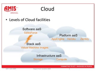 Cloud Levels of Cloud facilities 