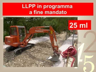 LLPP in programma  a fine mandato 25 ml 