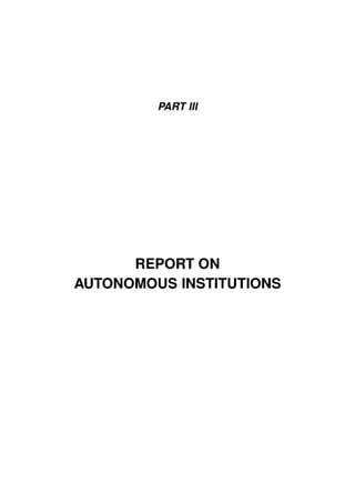 Report On Autonomous Instituionspdf