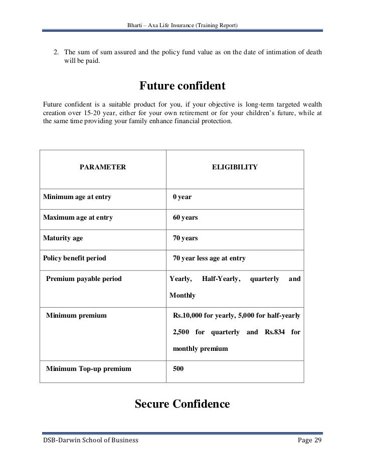 a project report on training recruitment of life insurance agent g life insurance questionnaire form